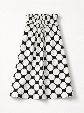 Zara Basics Black & White Polka Dot Halter Dress | A-Line | Size XS